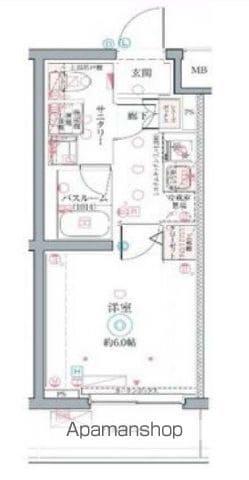 CREVISTA井荻(1K/4階)の間取り写真