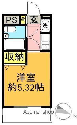 TS GARDEN下高井戸(1K/4階)の間取り写真