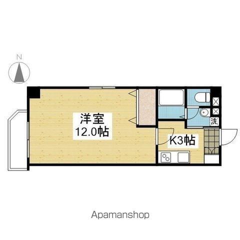 フォルテ本町Ⅲ(1K/5階)の間取り写真