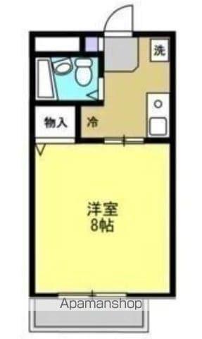 パレス神明町(1K/1階)の間取り写真