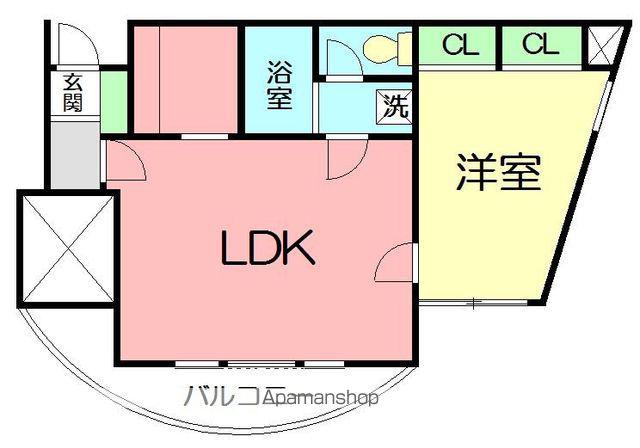 TSコート(1LDK/3階)の間取り写真