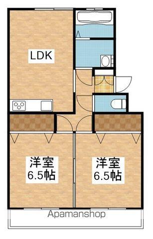 いからしハイツ(2DK/1階)の間取り写真