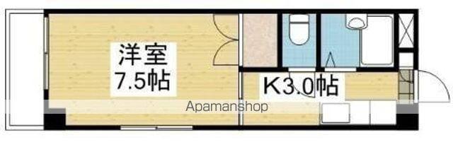 R4 マンション(1K/3階)の間取り写真