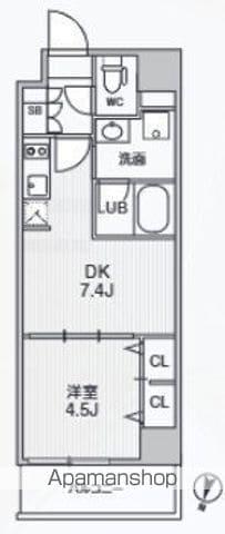 ALIVIS東十条(1DK/8階)の間取り写真