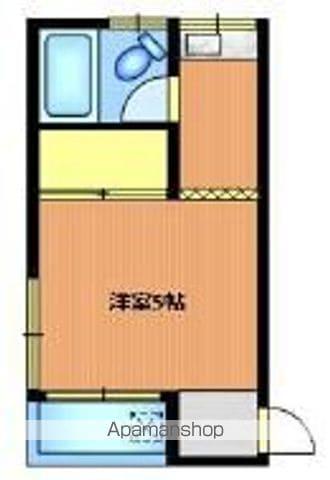 カーサ沼袋(1K/1階)の間取り写真