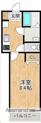 めぞん吉身(1K/1階)の間取り写真