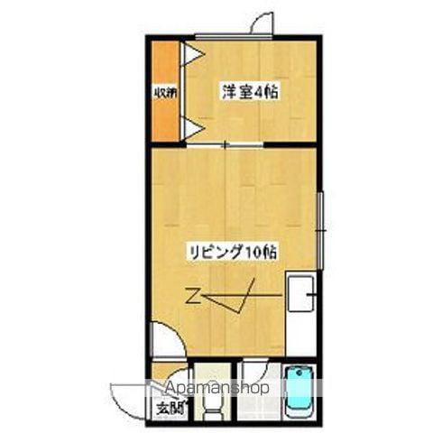 アークコート菊水Ⅱ(1LDK/2階)の間取り写真