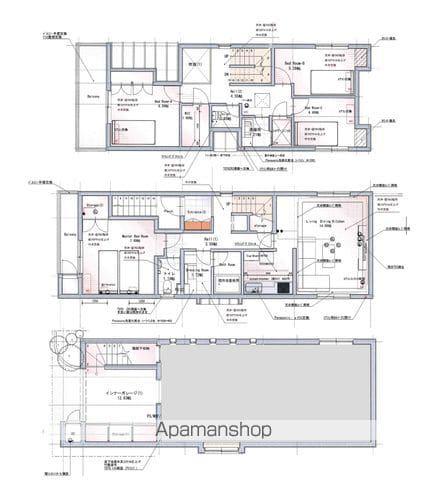 四谷三栄町ビル(4SLDK/2階)の間取り写真