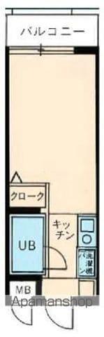 菱和パレス野方(ワンルーム/3階)の間取り写真