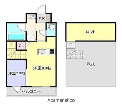 LIFE月出Ⅰ(1LDK/3階)の間取り写真