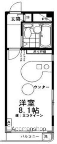 コートアネックス松波(ワンルーム/3階)の間取り写真
