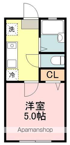 MAISON DE BOULEAU(1K/2階)の間取り写真