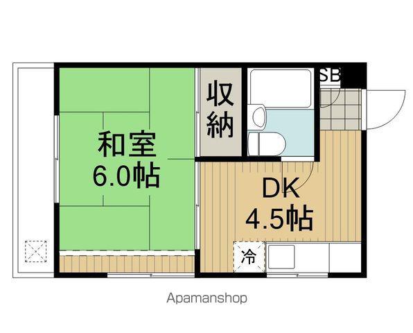 ハイムライゼ(1DK/1階)の間取り写真