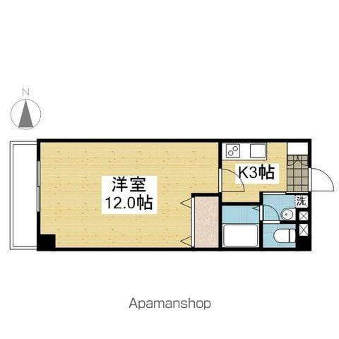 フォルテ本町Ⅲ(1K/6階)の間取り写真
