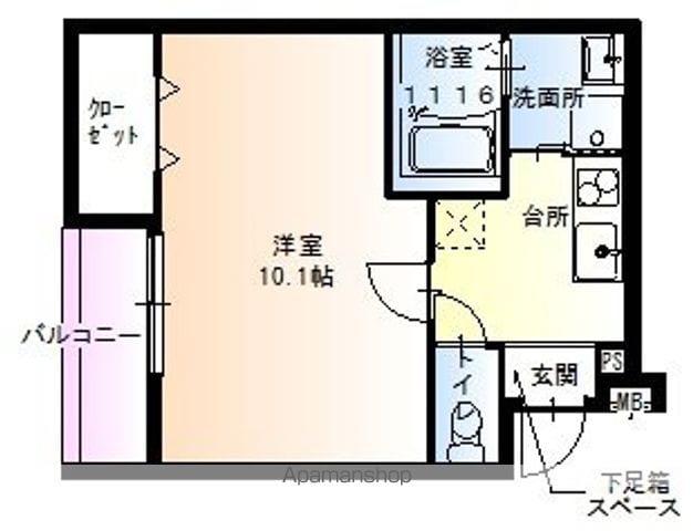 フジパレス和歌山黒田Ⅱ番館(1K/2階)の間取り写真