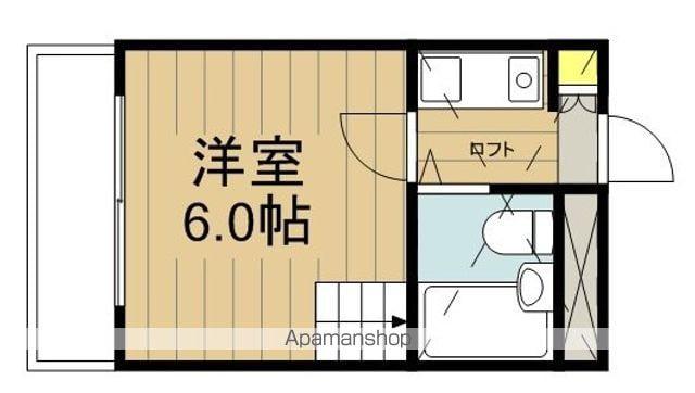 ノアメゾン戸田(1K/2階)の間取り写真