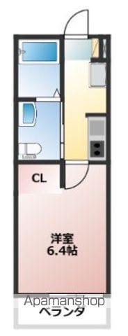 MOCA 星のすみか(1K/3階)の間取り写真