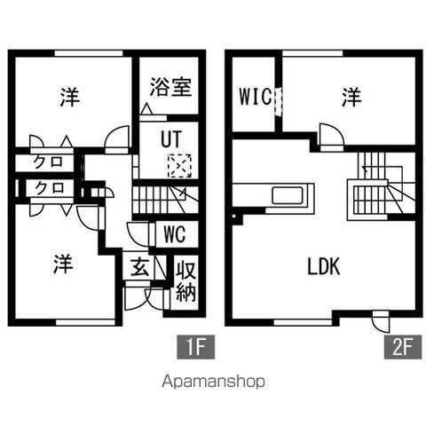ガーデンフォレスト平岡(3LDK)の間取り写真