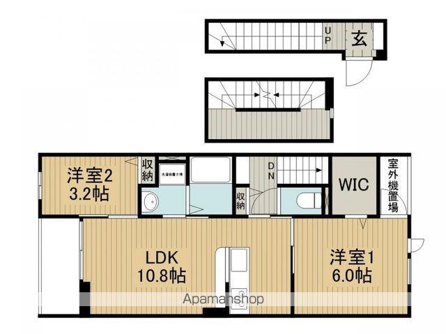 フィールドヒル 茅野(2LDK/3階)の間取り写真
