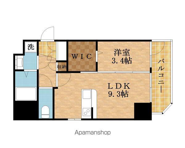セレニテ東梅田アリエ(1LDK/14階)の間取り写真