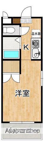 BRANGIAPARKMEINOHAMA(ワンルーム/3階)の間取り写真