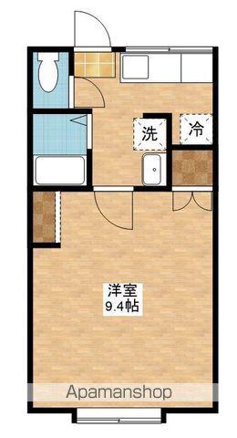 ポテンシャル(1K/2階)の間取り写真