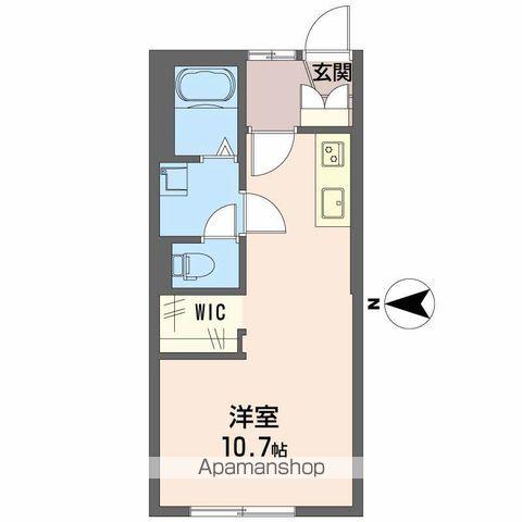 エスペランザ柏(ワンルーム/1階)の間取り写真