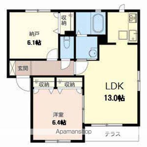 シャーメゾンたけとんぼ(1SLDK/1階)の間取り写真