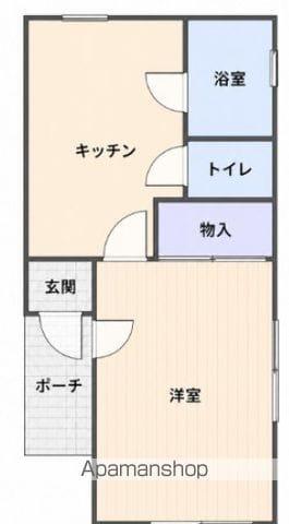 ノーブルハイツ(1K/2階)の間取り写真