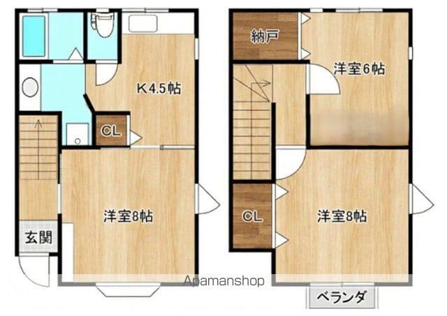 近江ファーストハイツ(3K/1階)の間取り写真