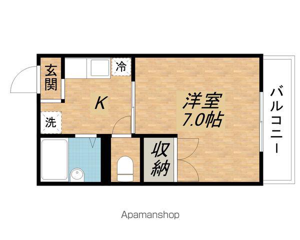 バローゼ11(1K/2階)の間取り写真