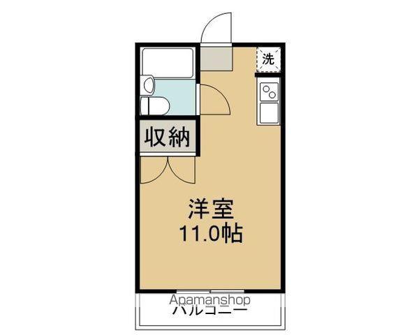 大和コーポラス南行徳(1K/2階)の間取り写真