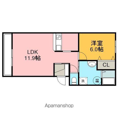 ドリーム1(1LDK/3階)の間取り写真