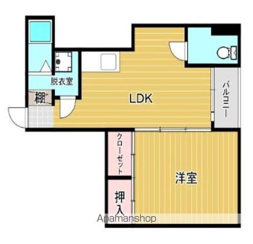 グローリーあびこ(1DK/3階)の間取り写真