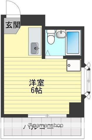 NS・COURT(ワンルーム/3階)の間取り写真