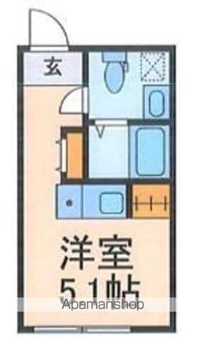 HJ PLACE HATAGAYA(ワンルーム/4階)の間取り写真