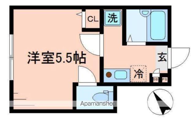 バーミープレイス上板橋(1K/1階)の間取り写真