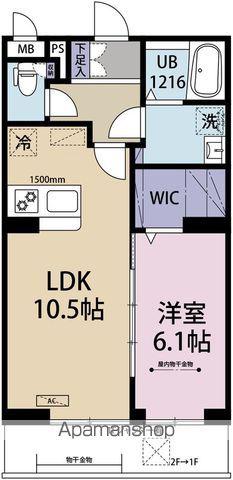RIZ RAFFINE湘南(1LDK/4階)の間取り写真