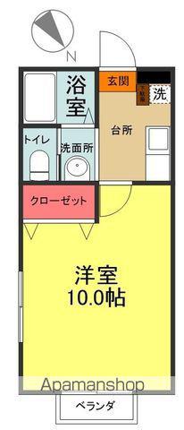 GRANDCHARIOT(1K/2階)の間取り写真