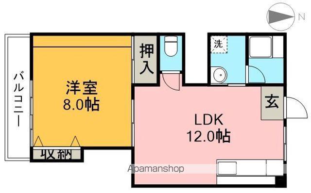 比島セブンコーポ(1LDK/3階)の間取り写真