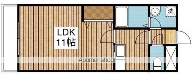 ハイムファンタスⅡ(1K/1階)の間取り写真