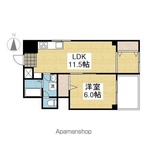 スミタスヴィレッジ空港通Ⅰ(1LDK/5階)の間取り写真