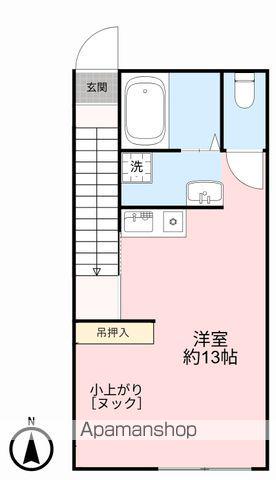 AP杜 愛子東(ワンルーム/2階)の間取り写真