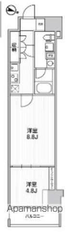 WEAVE BASE -ITABASHI HONCHO 板橋本町(1LDK/2階)の間取り写真