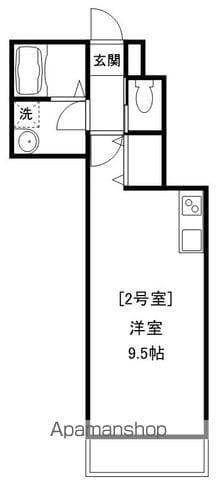 EPガーデン船橋海神(ワンルーム/1階)の間取り写真