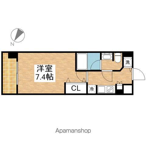 セノアタワー泉(1K/8階)の間取り写真