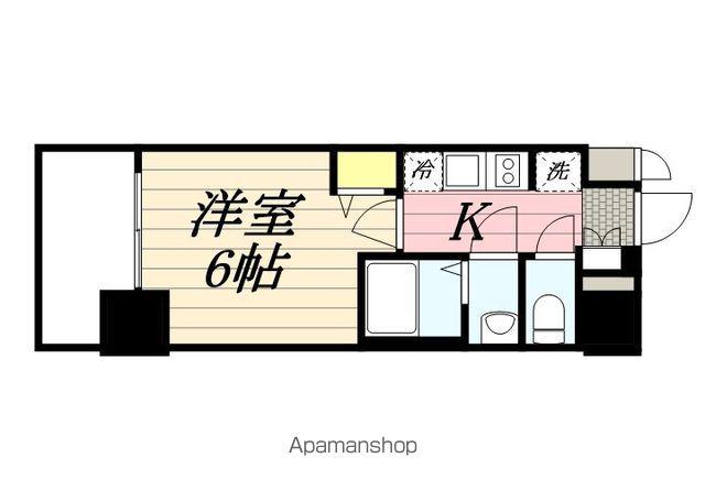 プレサンス岐阜ゼクシス(1K/6階)の間取り写真