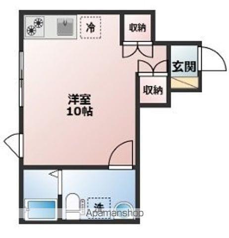 エマージテラス練馬光が丘(ワンルーム/1階)の間取り写真