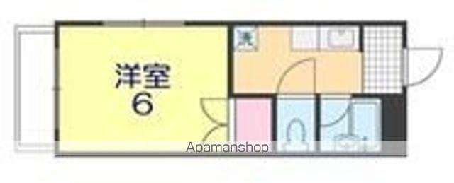 コーキハイツ(1K/3階)の間取り写真