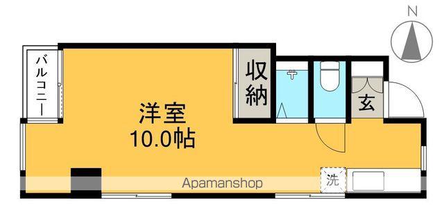 クリエート原(ワンルーム/4階)の間取り写真